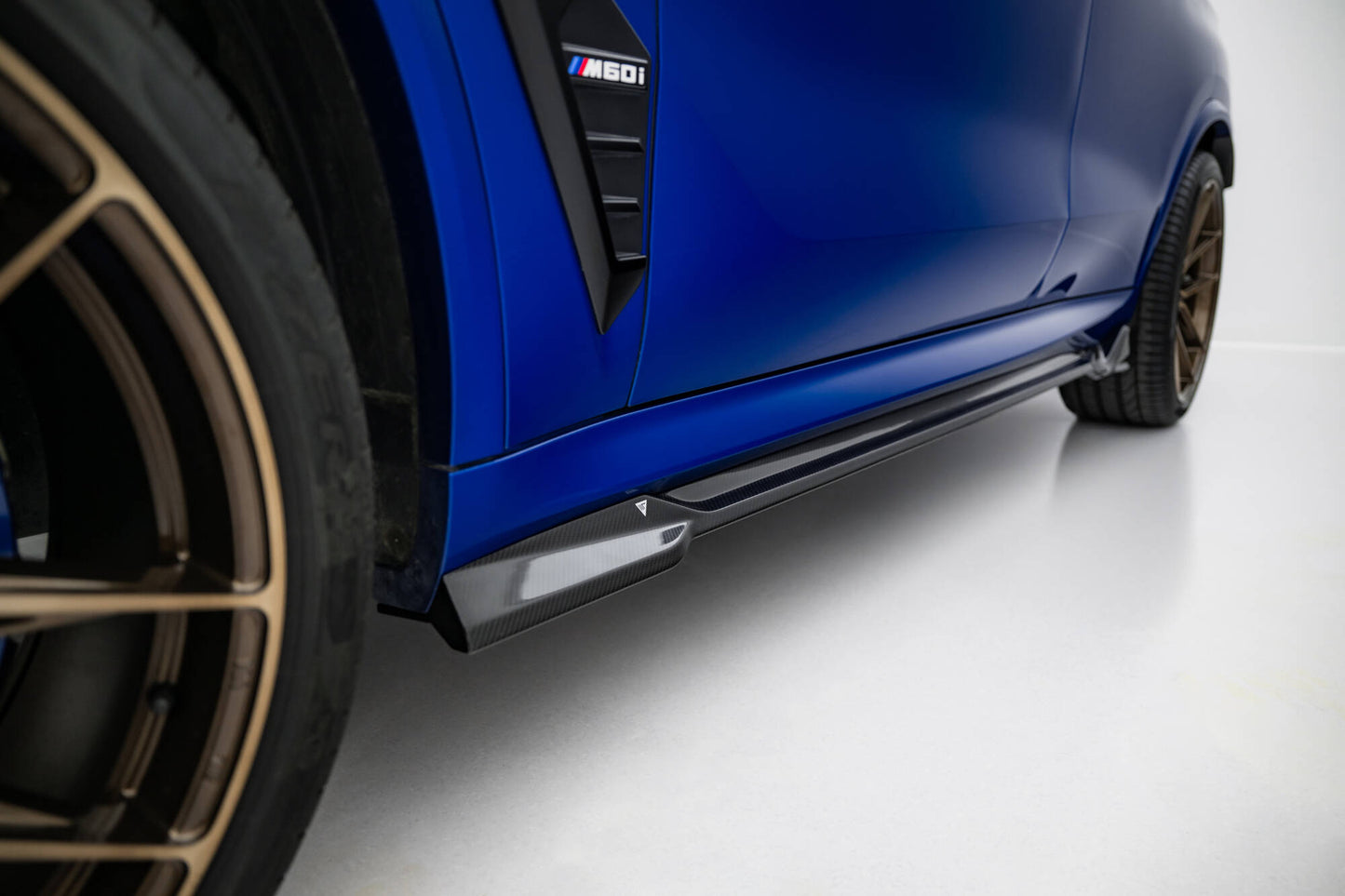 Set of prepreg carbon fiber splitters bmw x5 m-pack g05 facelift