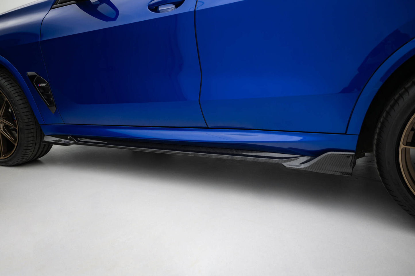 Set of prepreg carbon fiber splitters bmw x5 m-pack g05 facelift