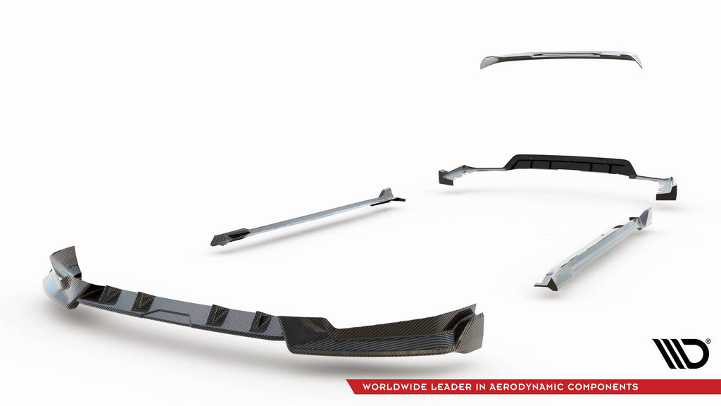Sæt med Prepreg Carbon Fiber Splitters BMW X5 M-Pack G05 Facelift