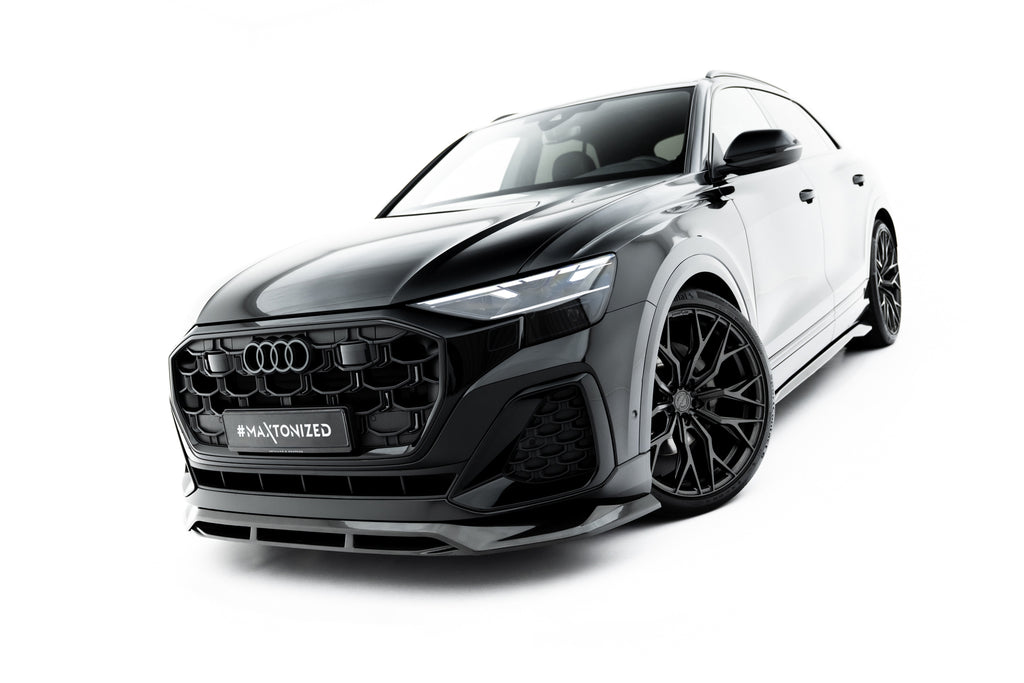 Set of prepreg carbon splitters audi q8 s-line mk1 facelift