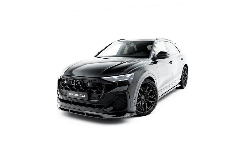 Set of prepreg carbon splitters audi q8 s-line mk1 facelift