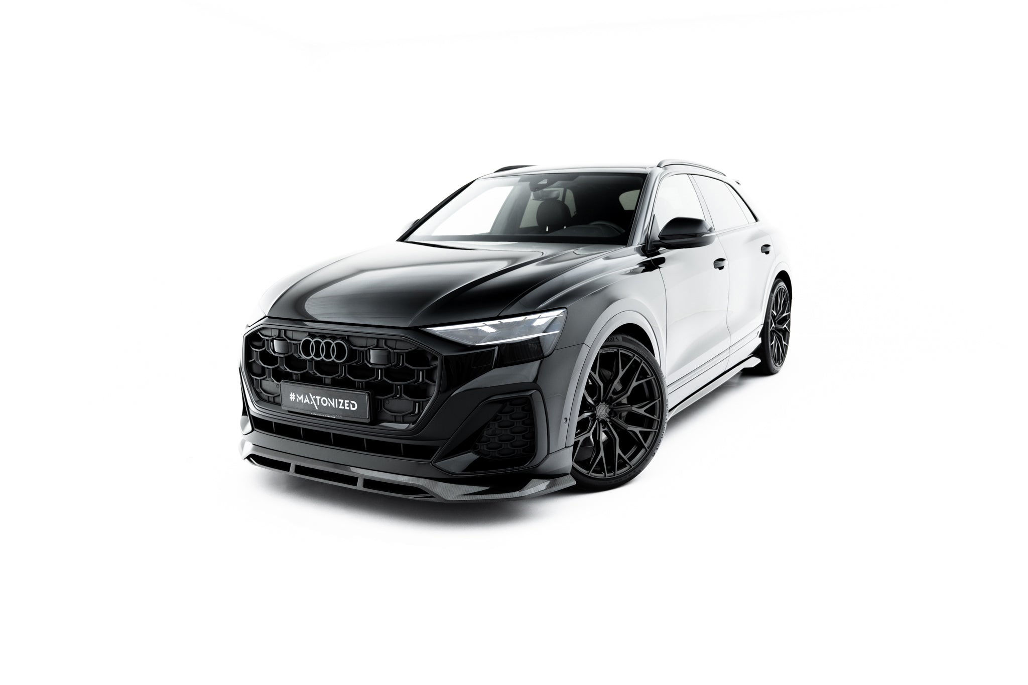 Set of prepreg carbon splitters audi q8 s-line mk1 facelift