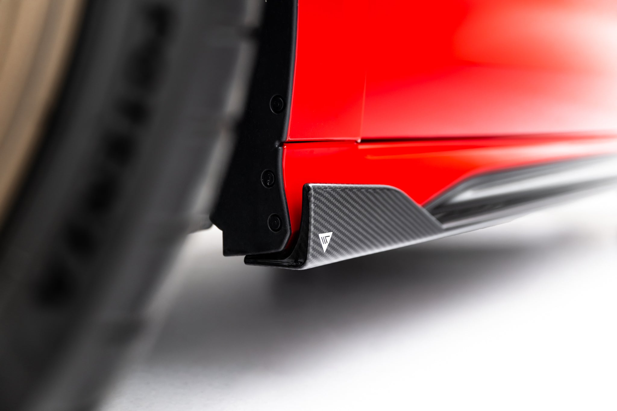 Sæt med prepreg carbon splittere til Audi RS3 sedan 8y facelift