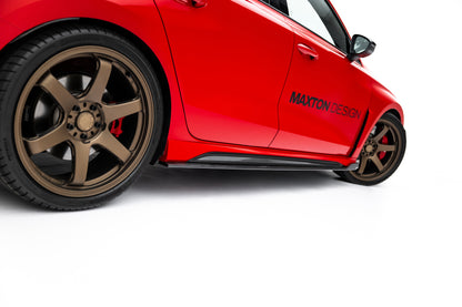 Set of prepreg carbon splitters audi rs3 sedan 8y facelift