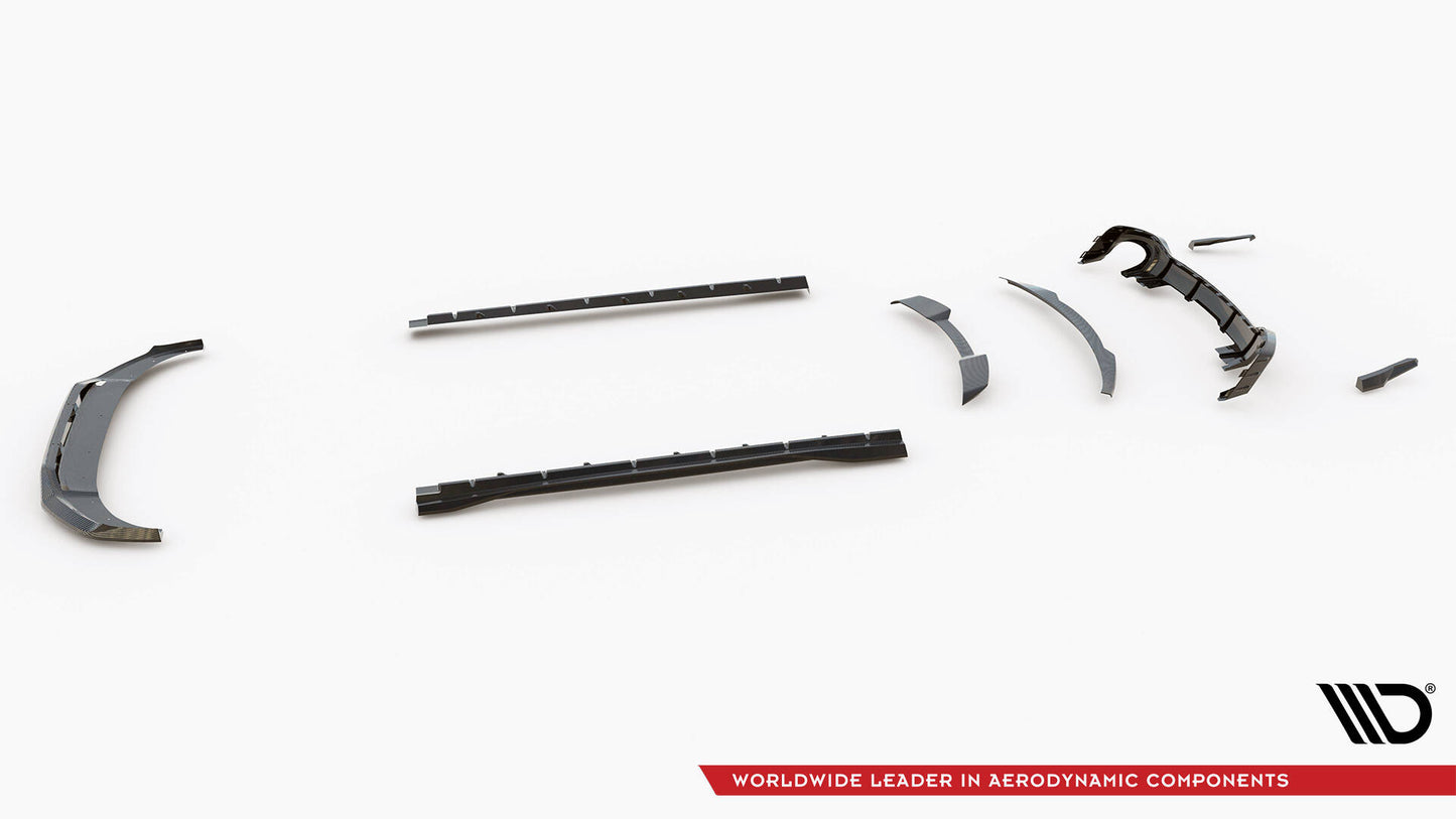 Set of prepreg carbon splitters audi rsq8 mk1
