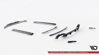 Set of prepreg carbon splitters audi rsq8 mk1