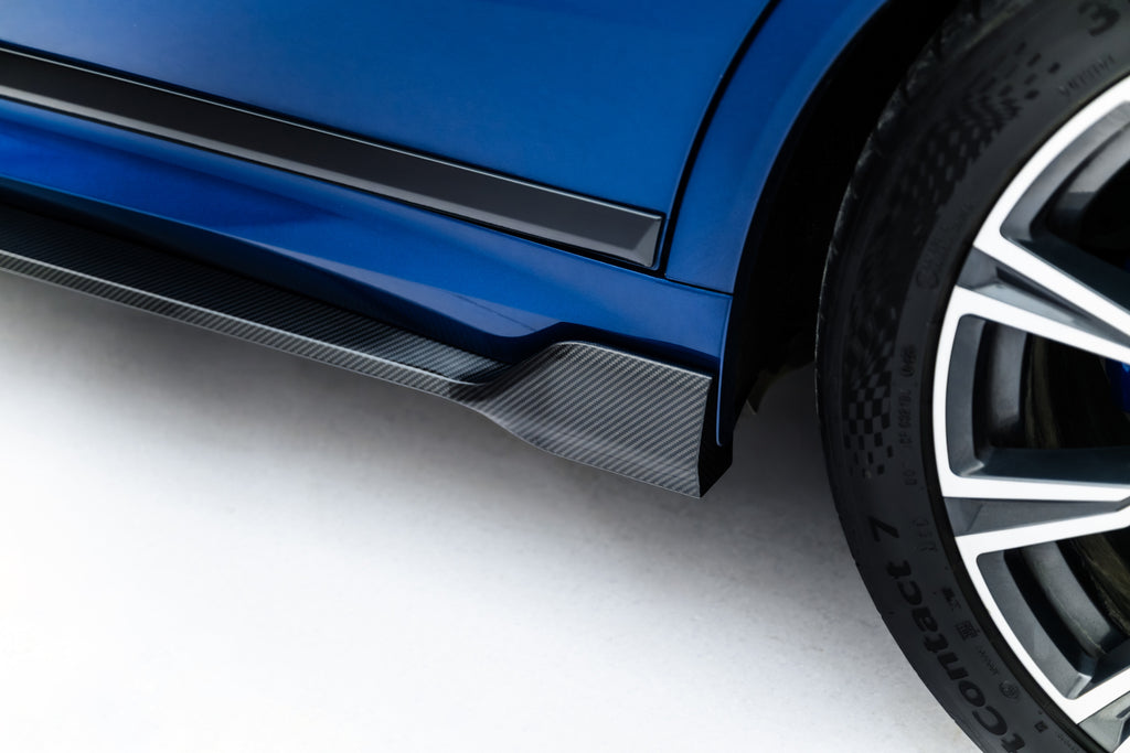 Set of prepreg carbon splitters bmw x7 m-pack g07