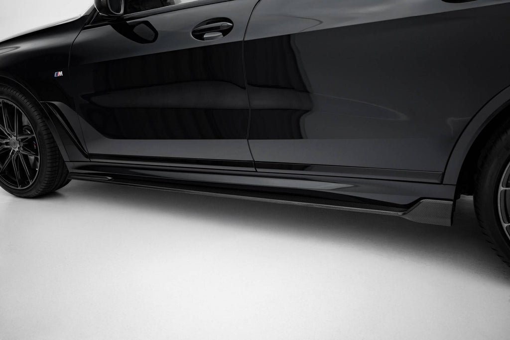 Sæt med Prepreg Carbon Splitters BMW X7 M-Pack G07 Facelift