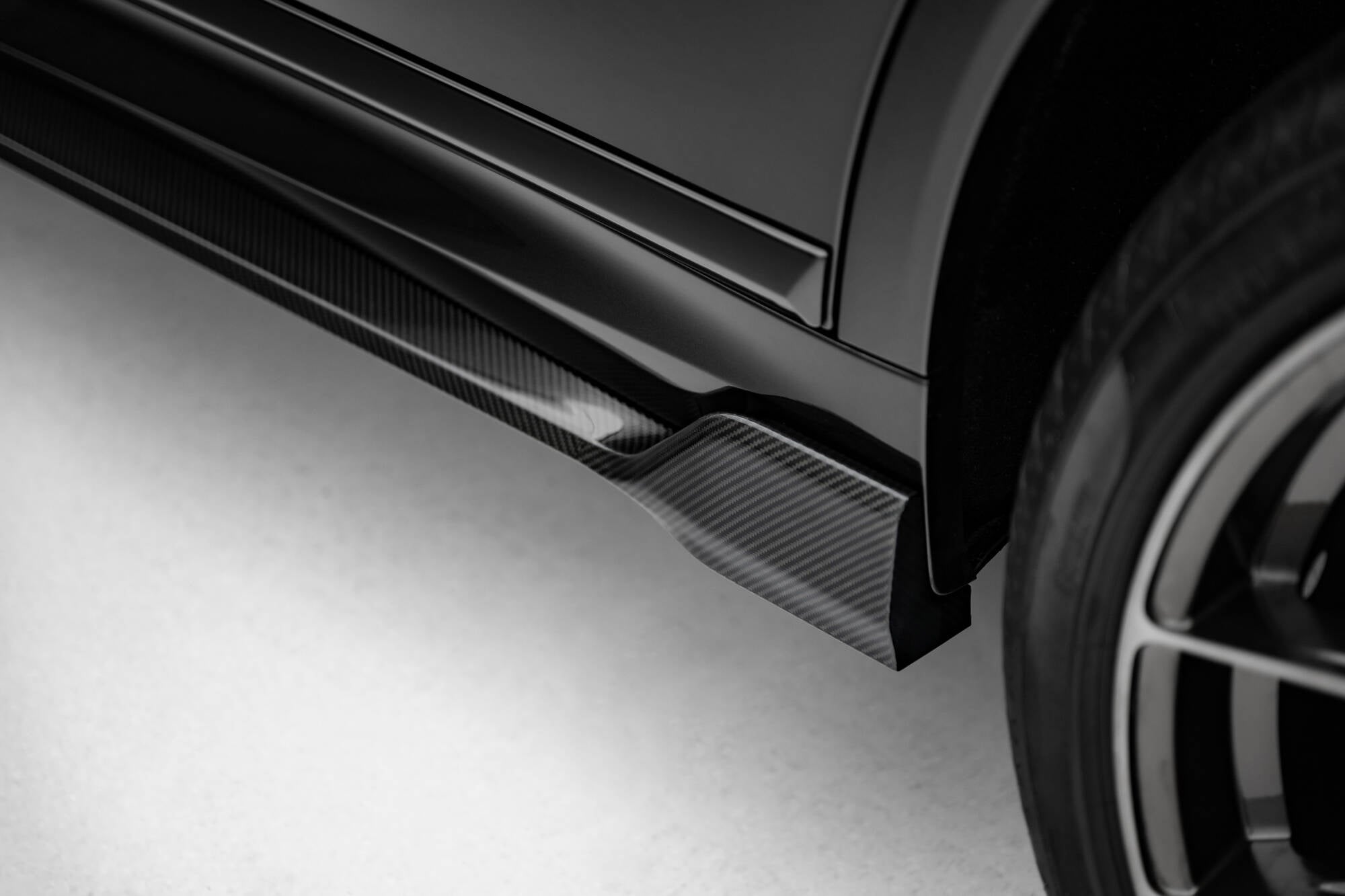 Sæt med Prepreg Carbon Splitters BMW X7 M-Pack G07 Facelift