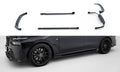 Sæt med Prepreg Carbon Splitters BMW X7 M-Pack G07 Facelift