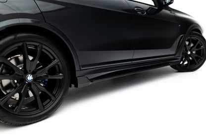 Set of prepreg carbon splitters v.2 bmw x7 m-pack g07 facelift