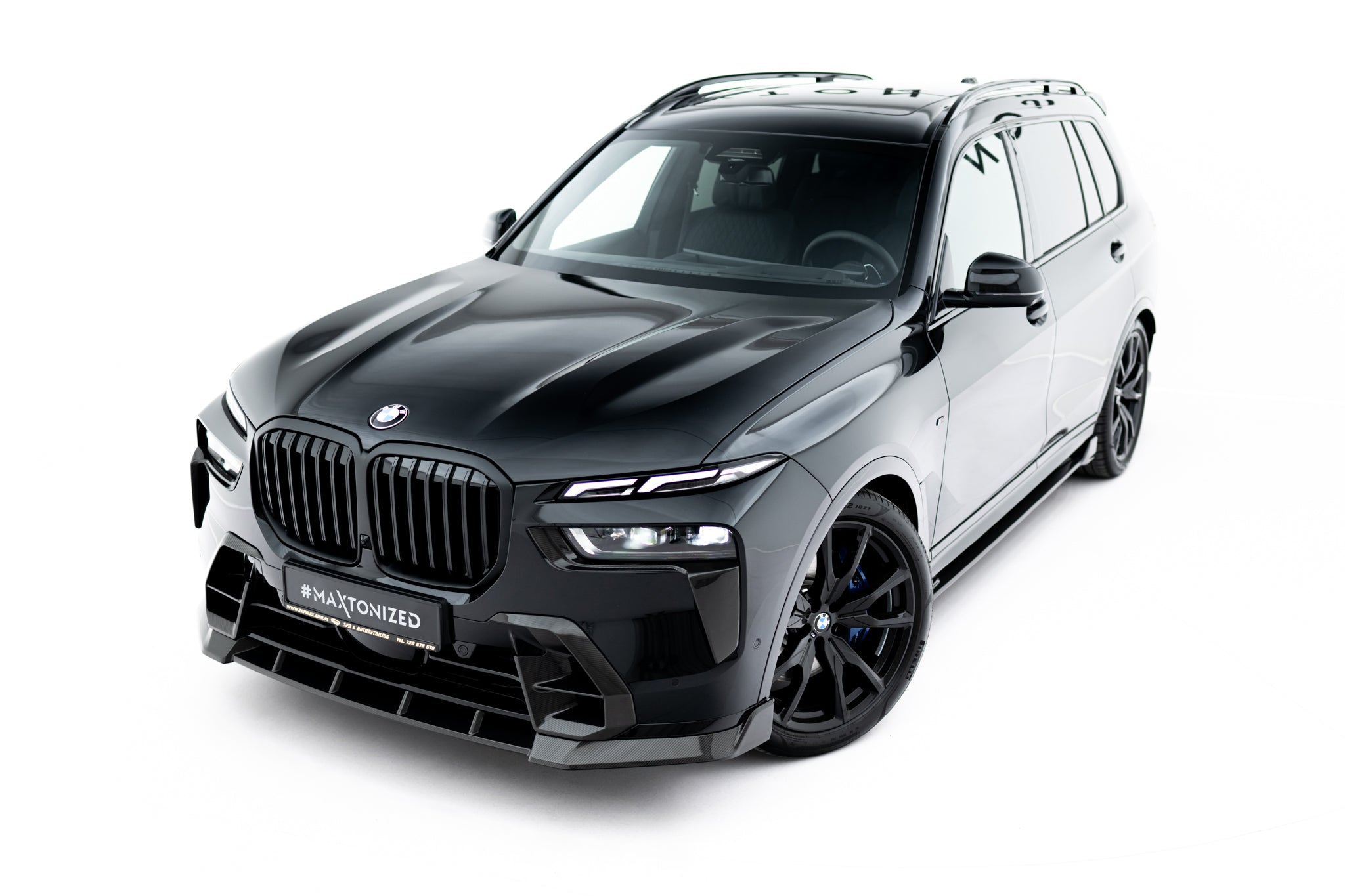 Set of prepreg carbon splitters v.2 bmw x7 m-pack g07 facelift
