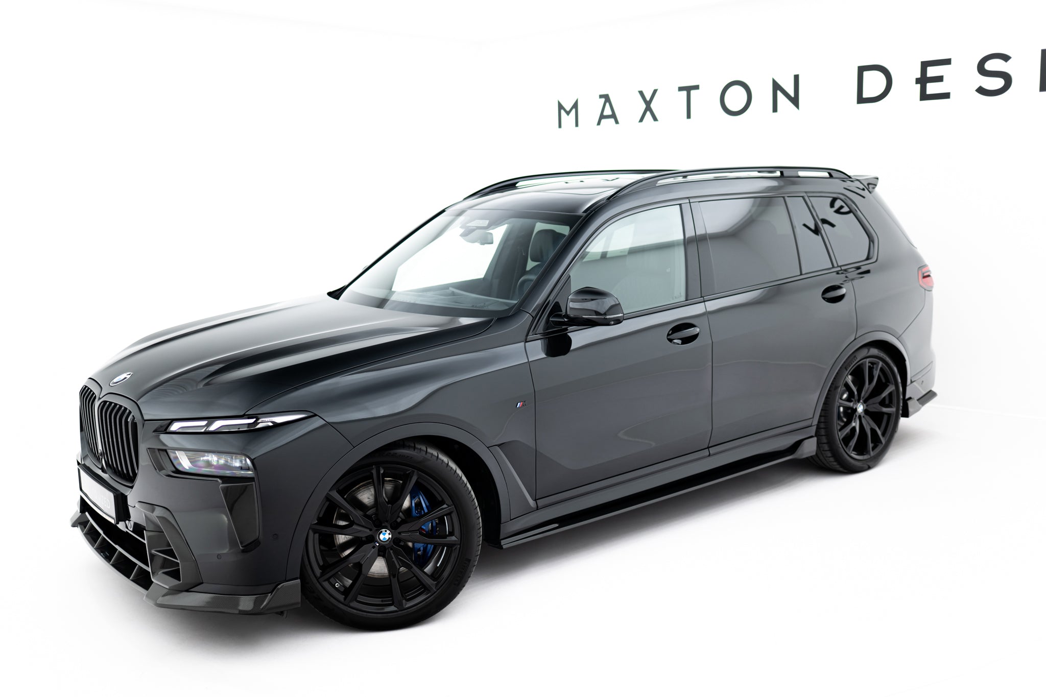 Set of prepreg carbon splitters v.2 bmw x7 m-pack g07 facelift