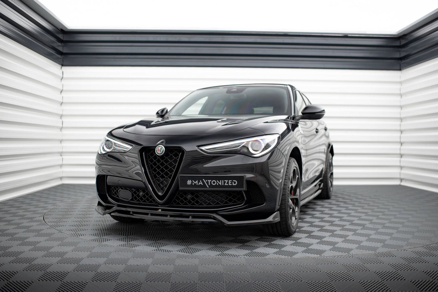 Set of splitters alfa romeo stelvio quadrifoglio mk1