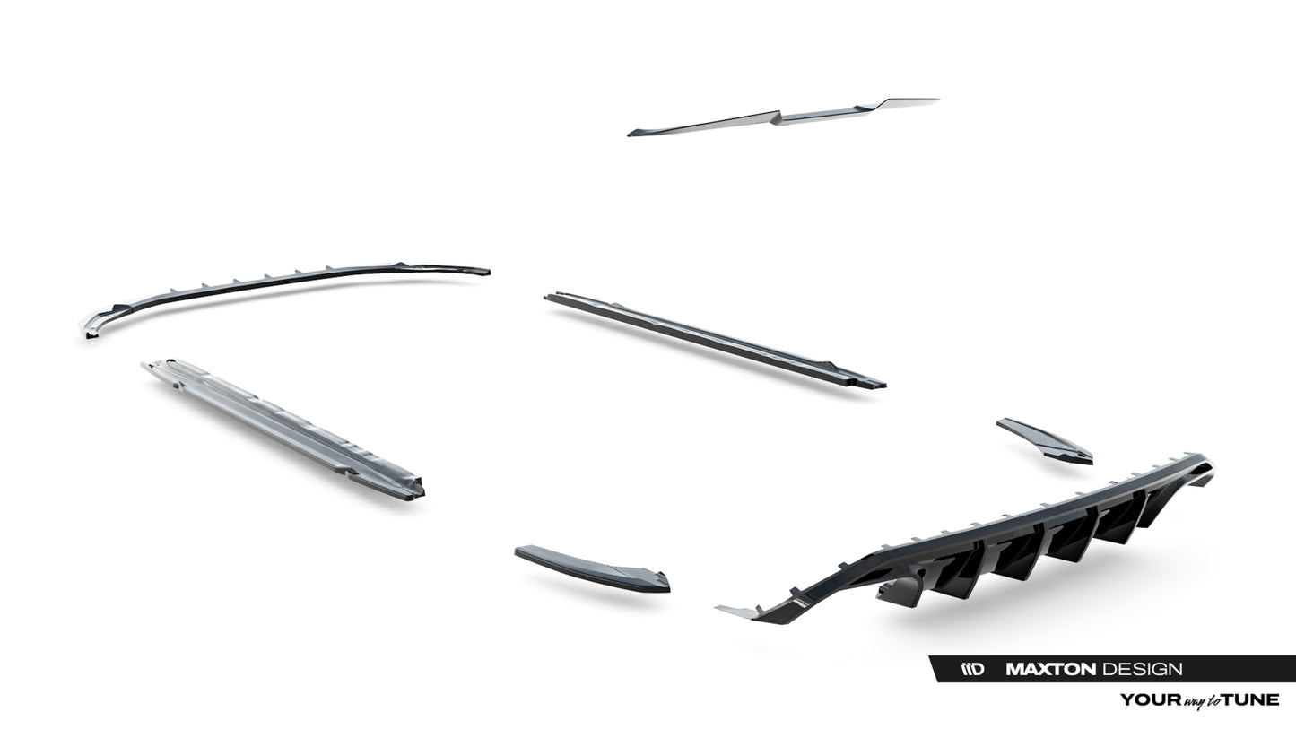 Set of splitters  audi a3 s-line sportback 8y