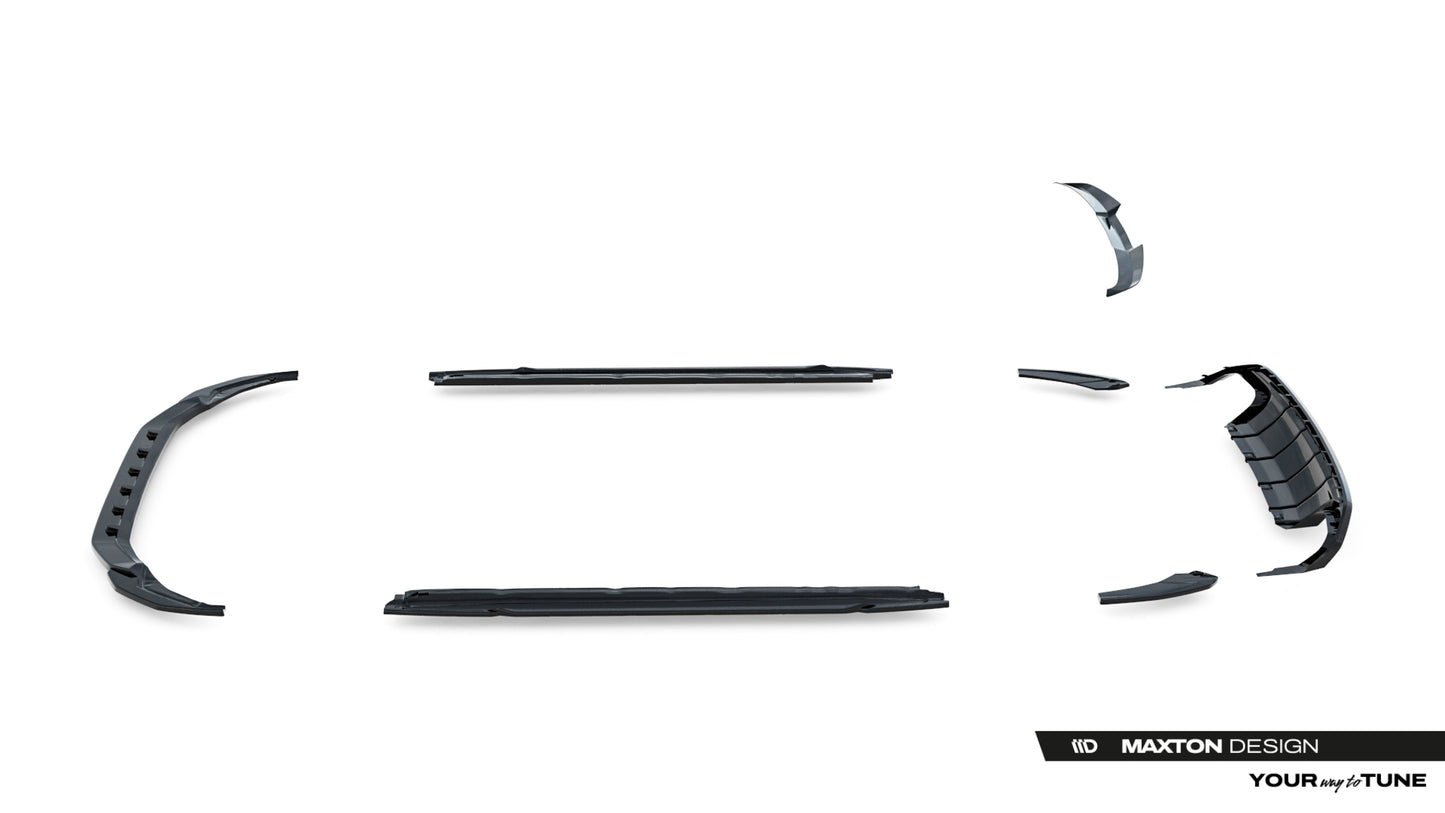 Set of splitters  audi a3 s-line sportback 8y