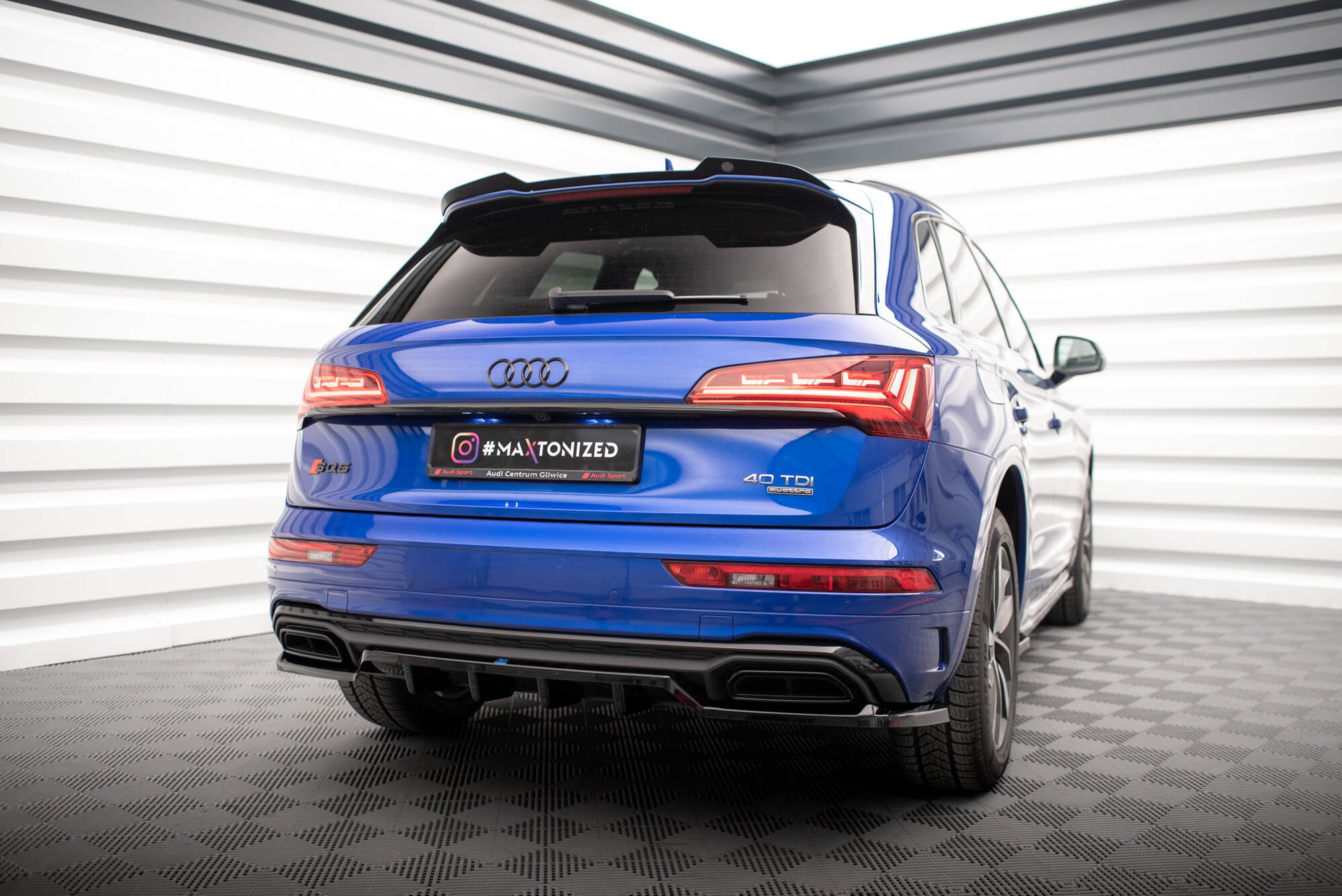 Set of splitters audi q5 s-line suv mk2 facelift