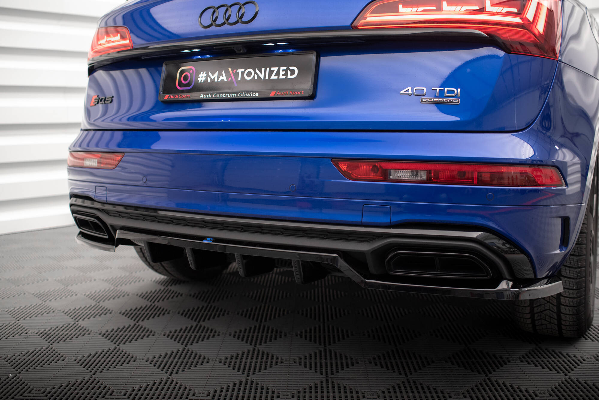 Set of splitters audi q5 s-line suv mk2 facelift
