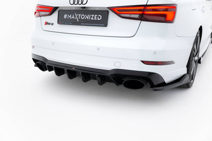 Set of splitters audi rs3 sedan 8v facelift