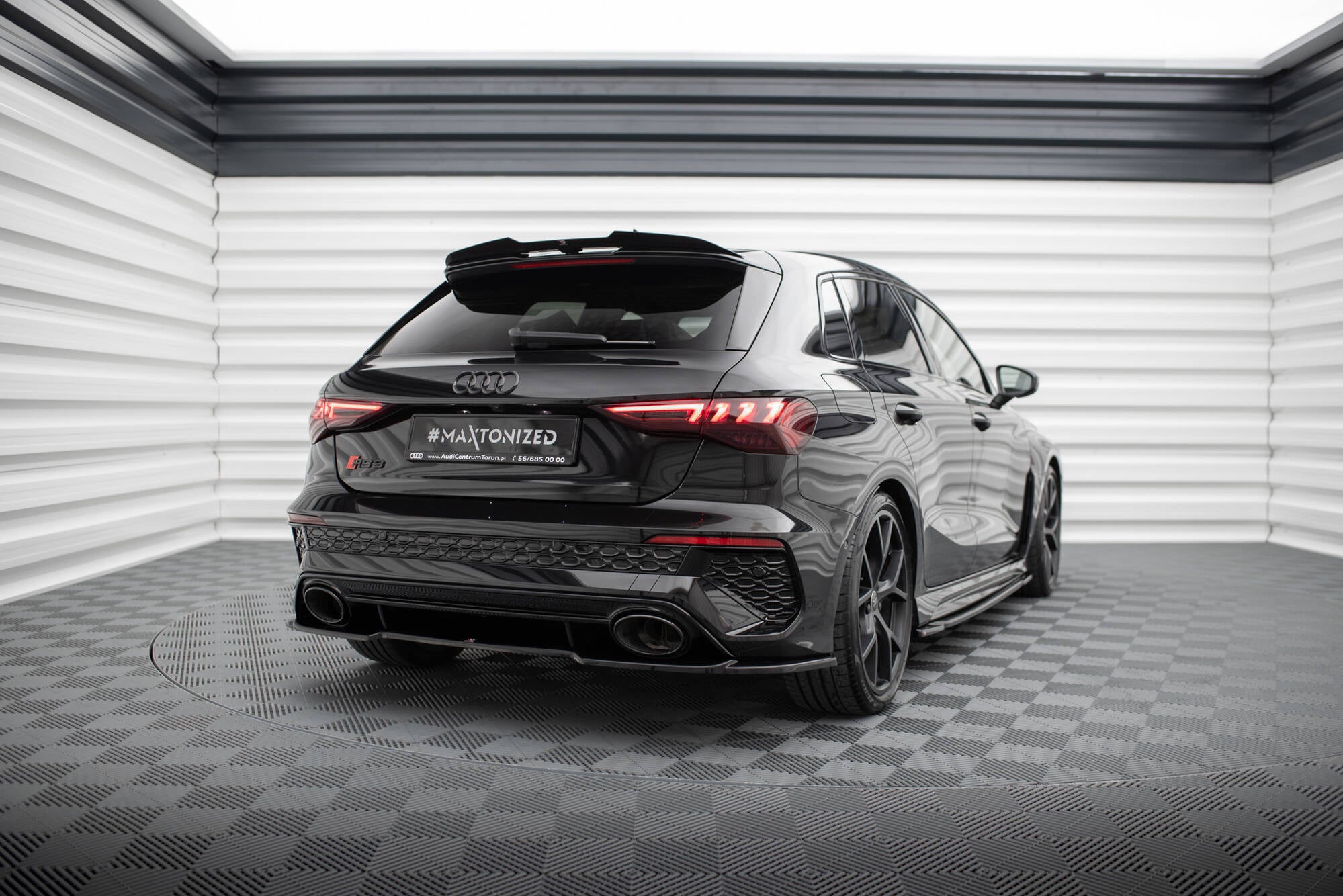 Set of splitters audi rs3 sportback 8y