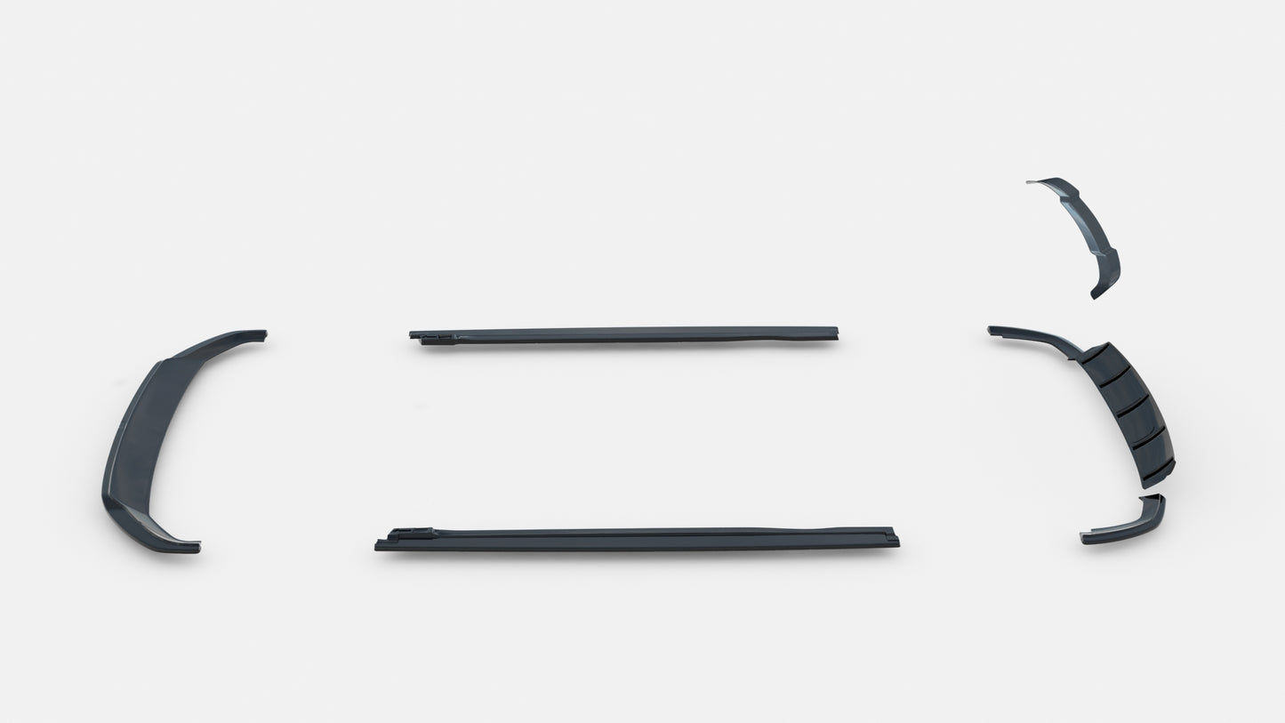 Sæt splittere til Audi SQ5/Q5 S-Line MK2