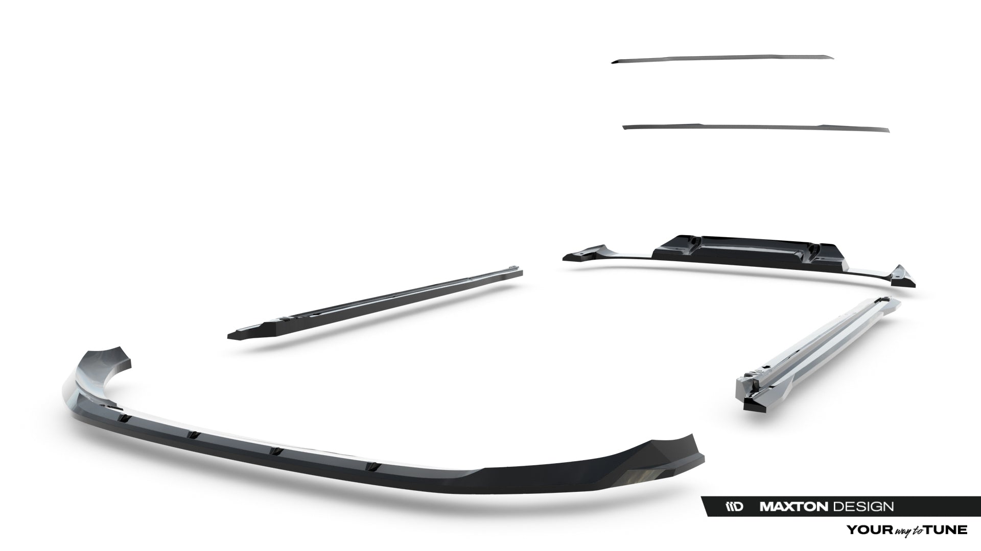 Set of splitters audi sq5 sportback mk3