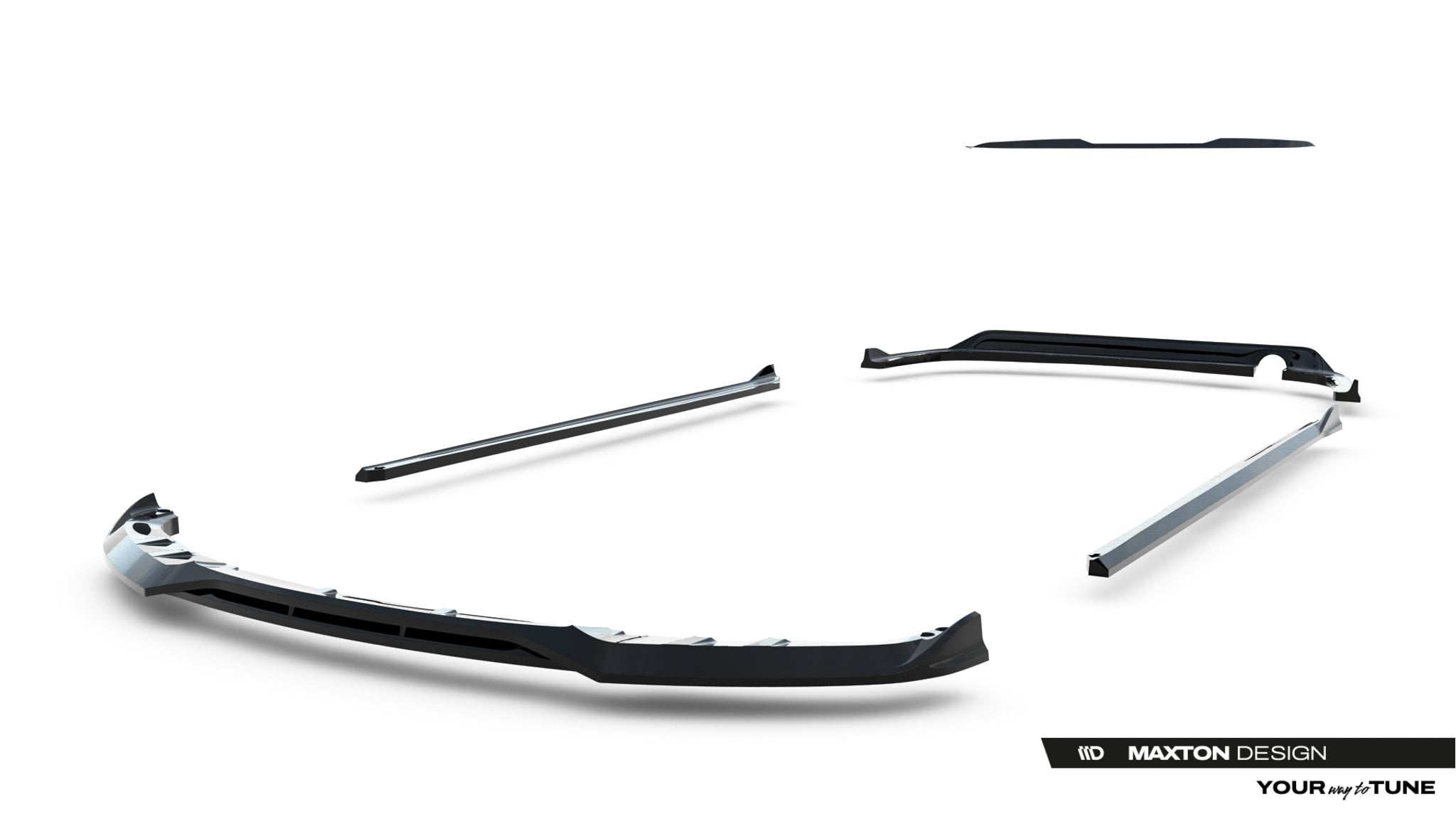 Sett med splittere bmw 3 sportline sedan f30
