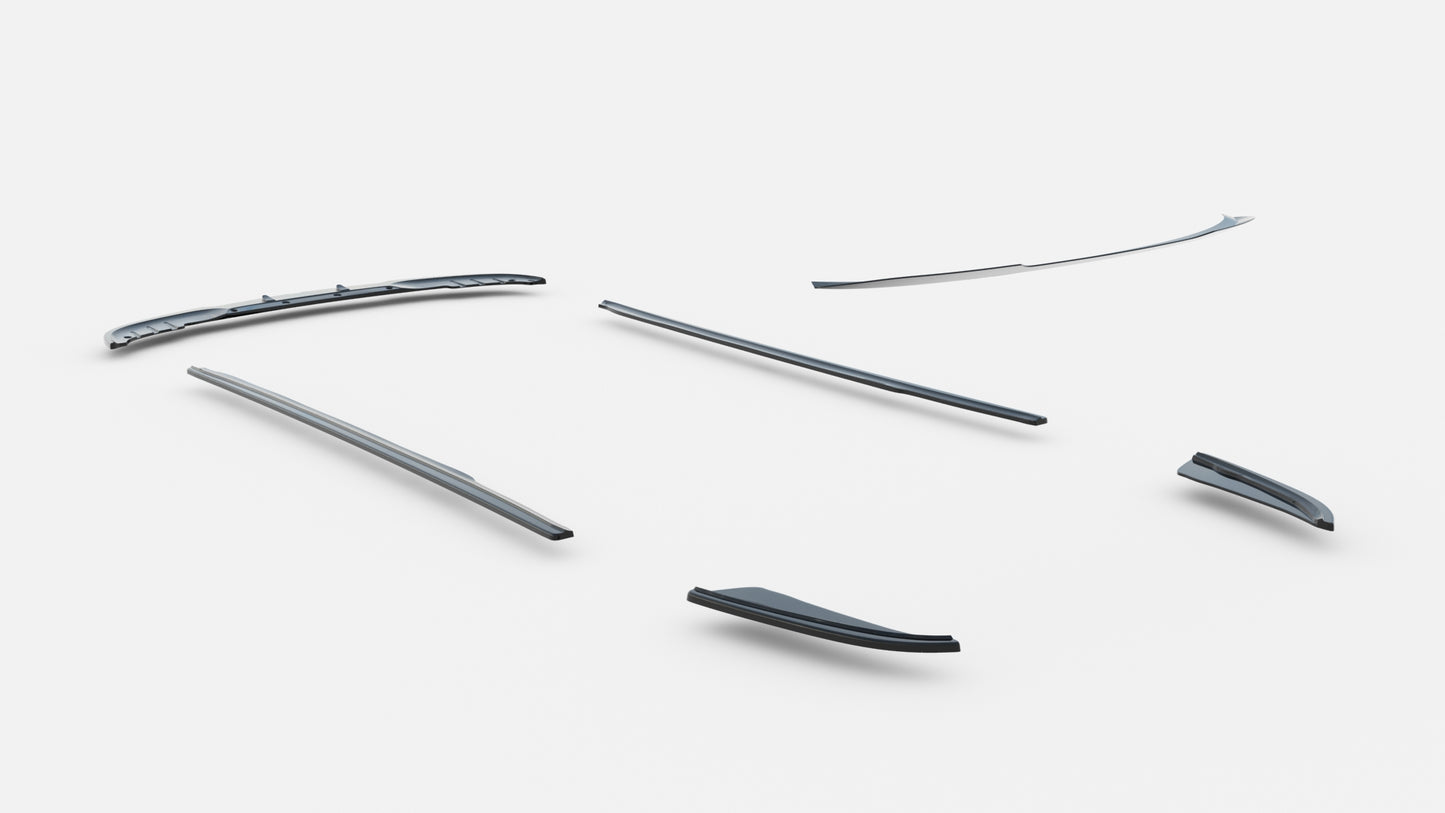 Set of splitters bmw 5 gt f07