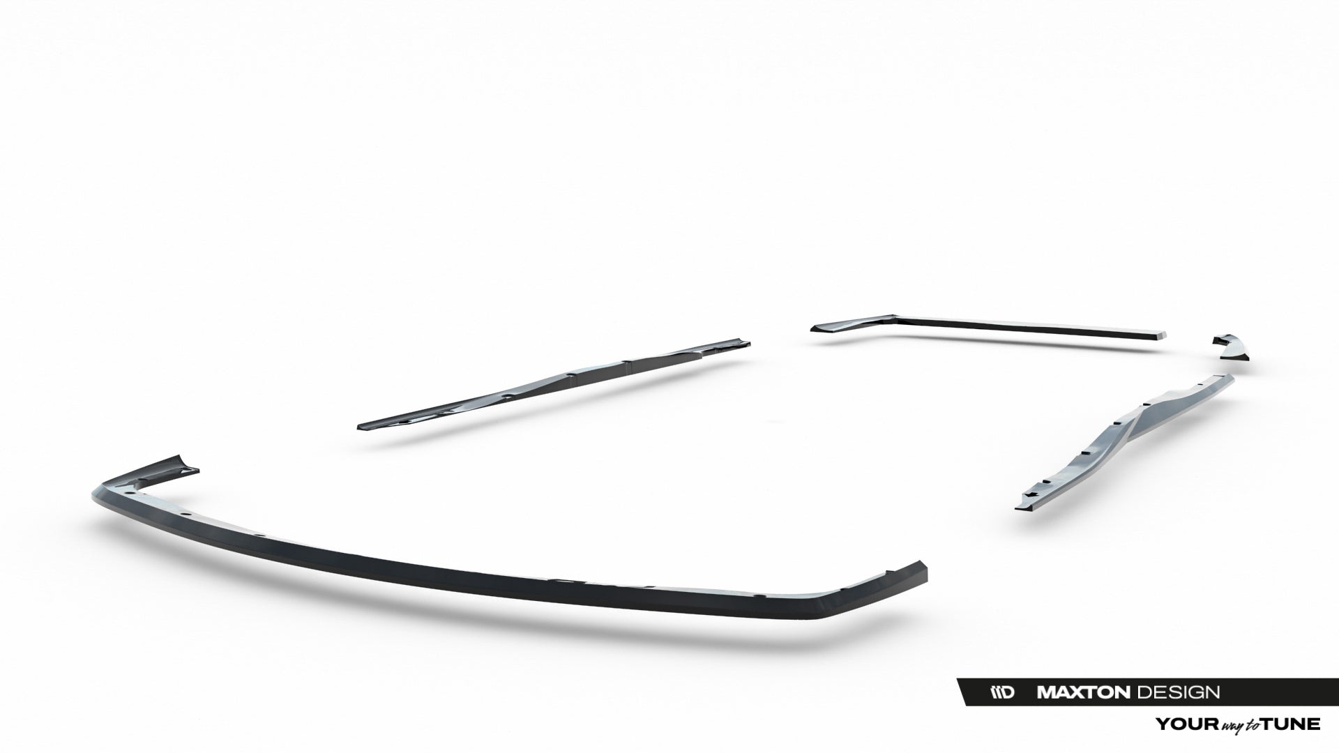 Sett med splittere bmw m3 / 3 m-pak coupe / cabrio e36