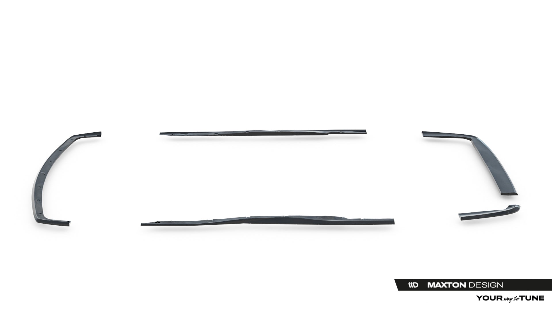 Sett med splittere bmw m3 / 3 m-pak coupe / cabrio e36