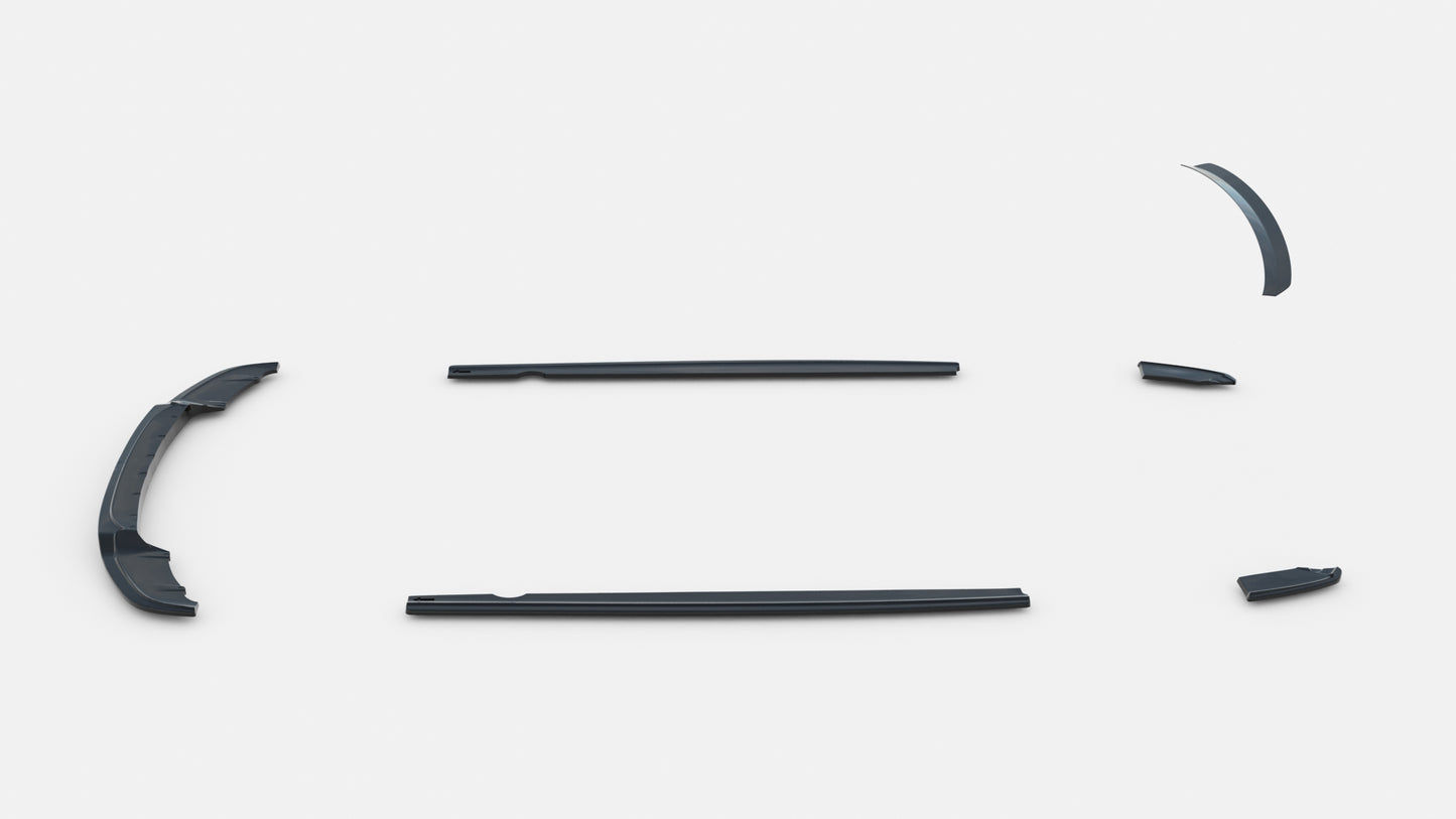 Set of splitters bmw x3 m-pack f25 facelift