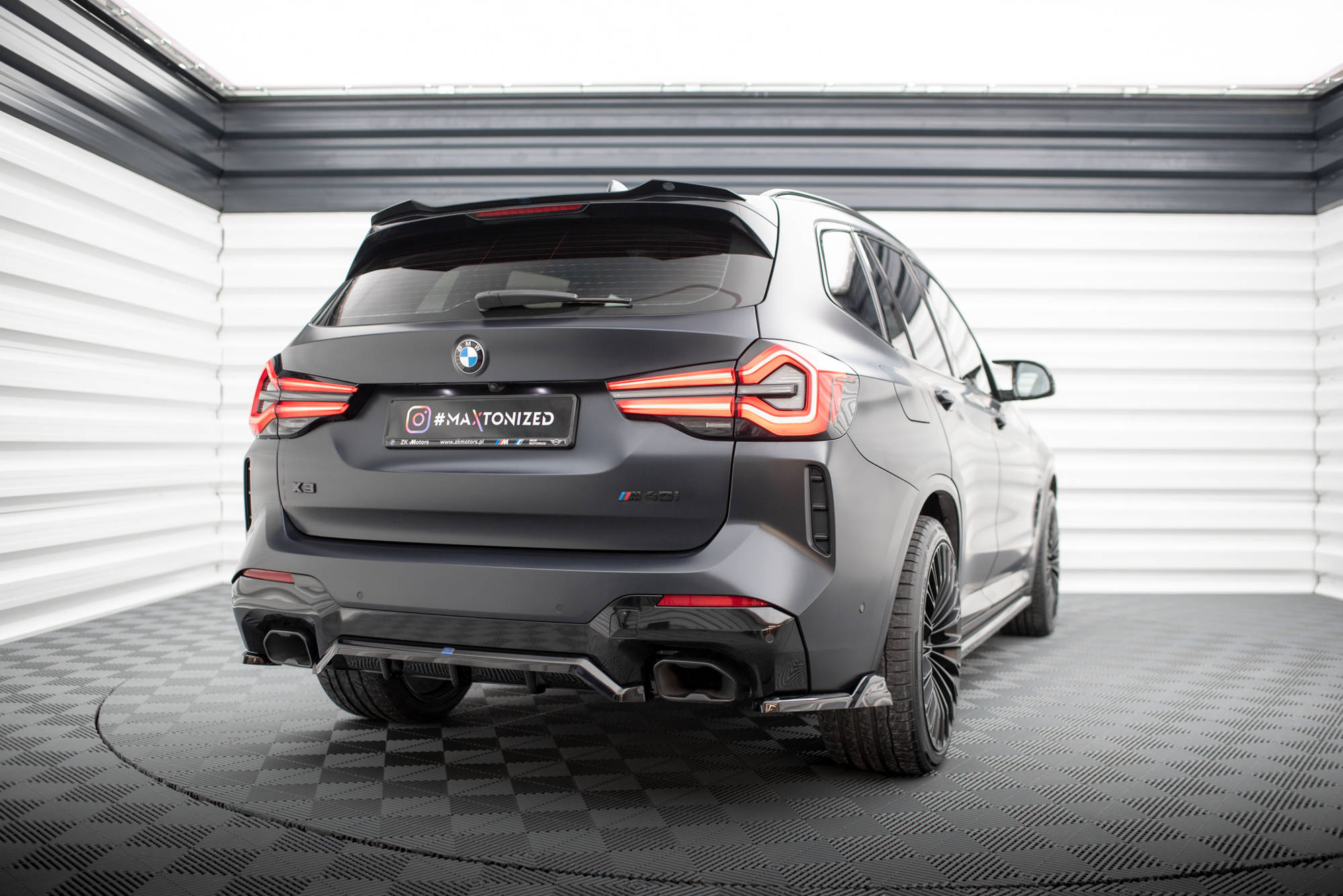 Set of splitters bmw x3 m-pack g01 facelift