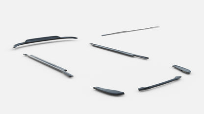 Set of splitters bmw x4 m-pack g02