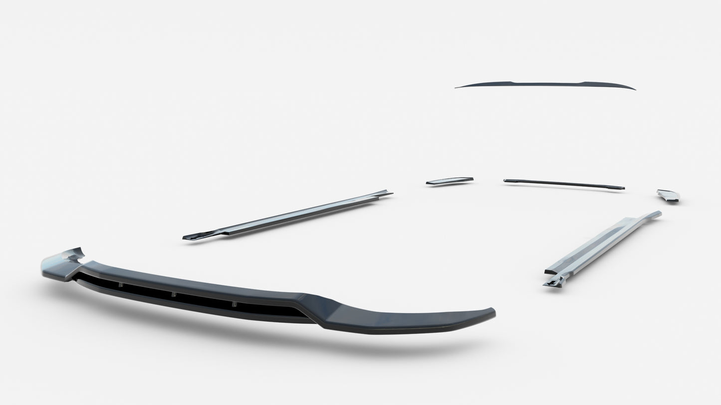 Set of splitters bmw x4 m-pack g02