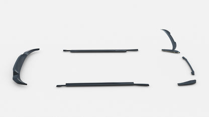 Set of splitters bmw x4 m-pack g02