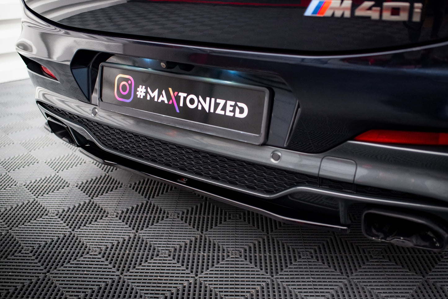 Set of splitters bmw x4 m-pack g02