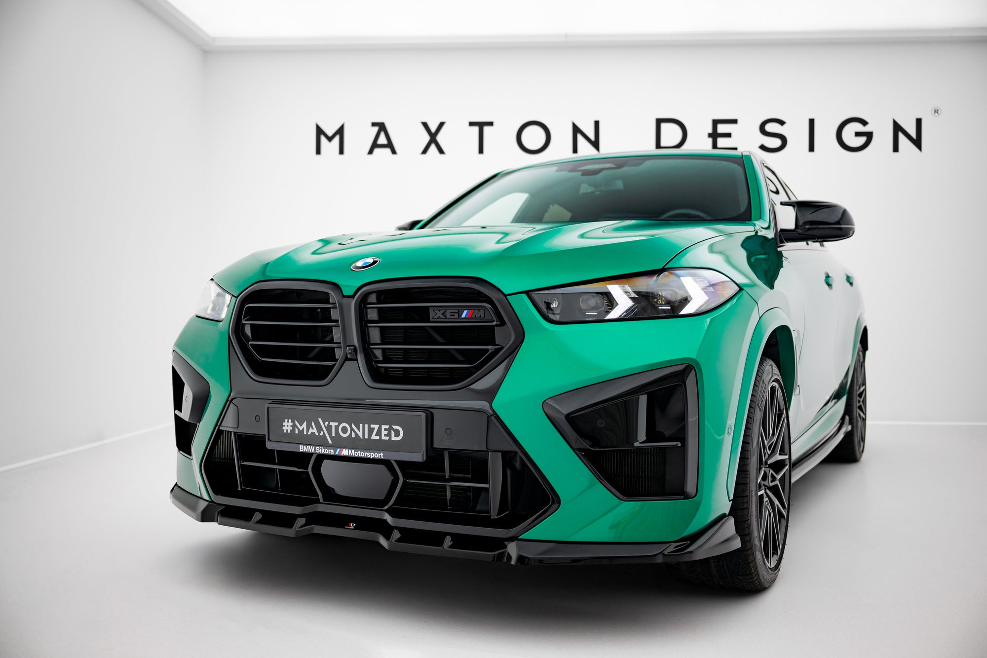 Set of splitters bmw x6 m f96 facelift