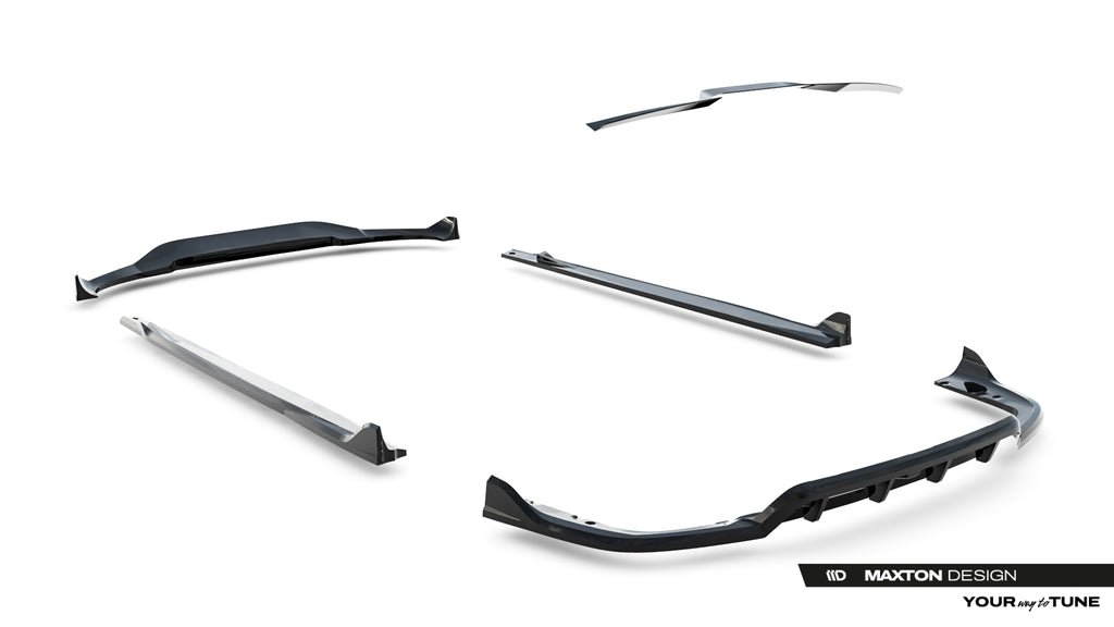 Set of splitters suitable for bmw x6 m-pack g06 facelift