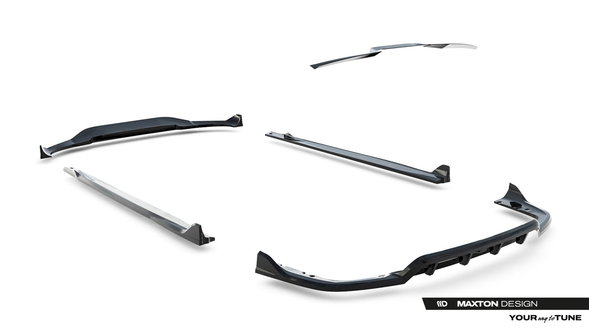 Set of splitters suitable for bmw x6 m-pack g06 facelift