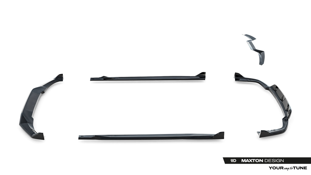Set of splitters suitable for bmw x6 m-pack g06 facelift