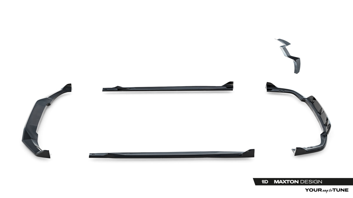 Set of splitters suitable for bmw x6 m-pack g06 facelift