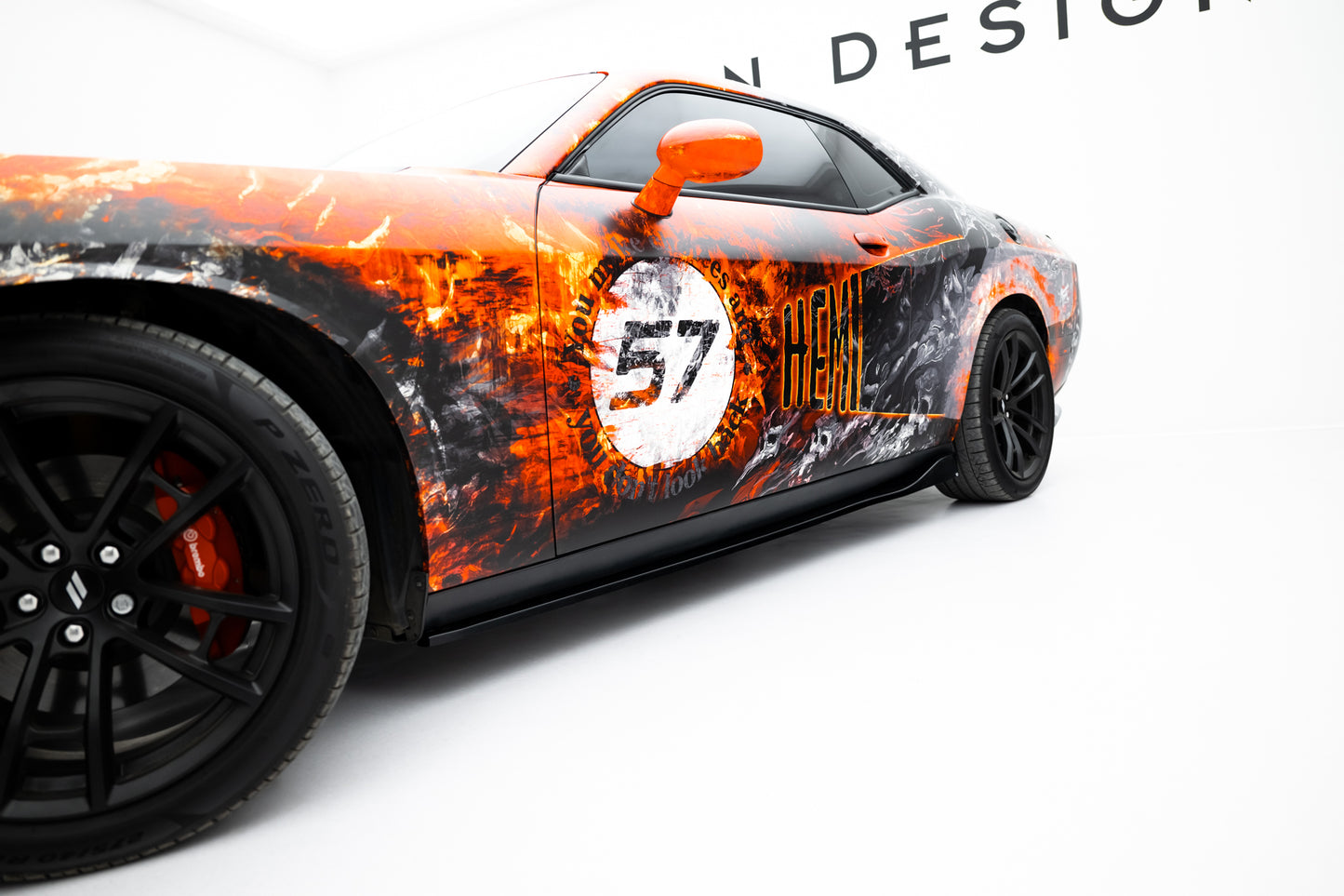 Set of splitters dodge challenger gt mk3 facelift