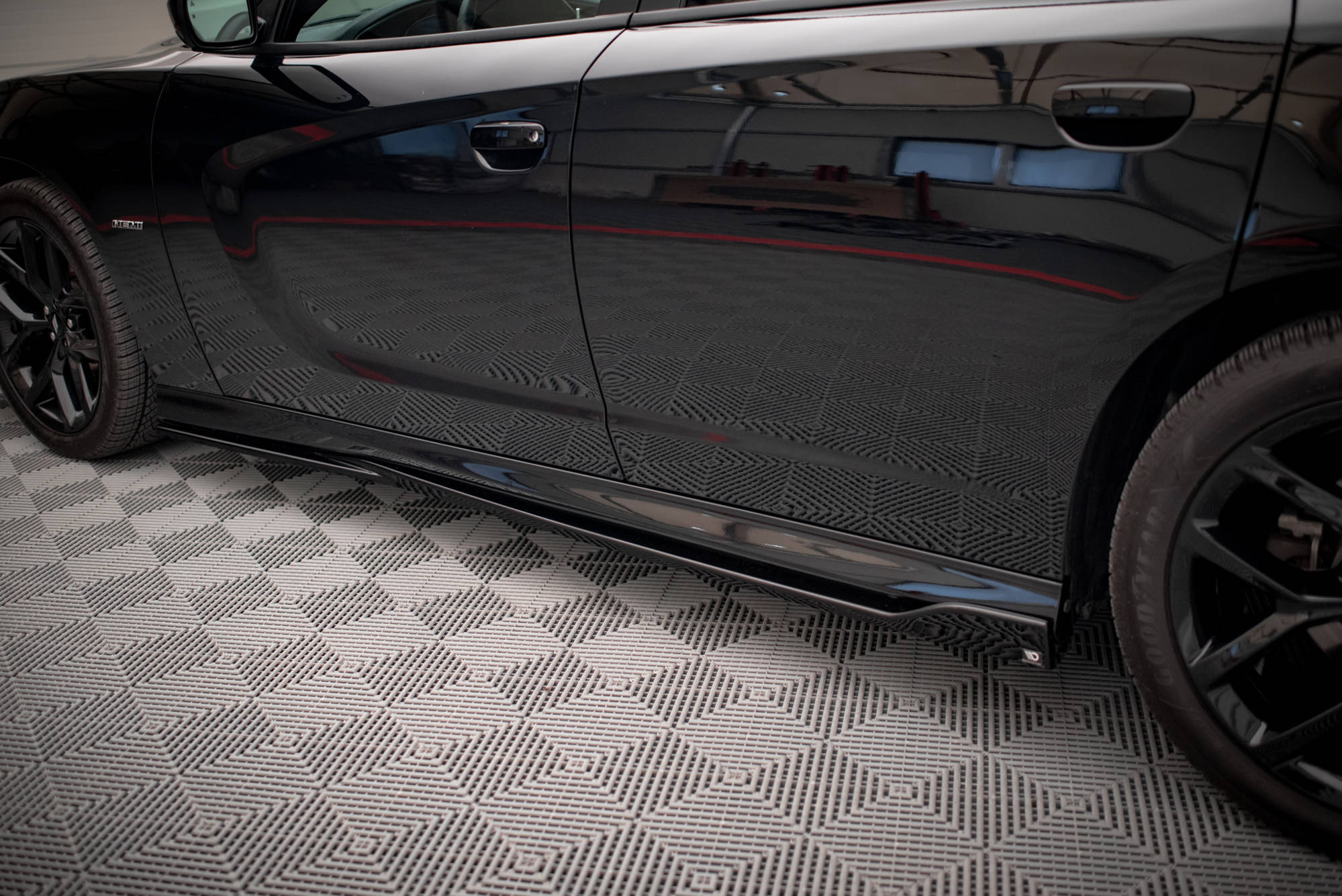 Set of splitters dodge charger srt mk7 facelift