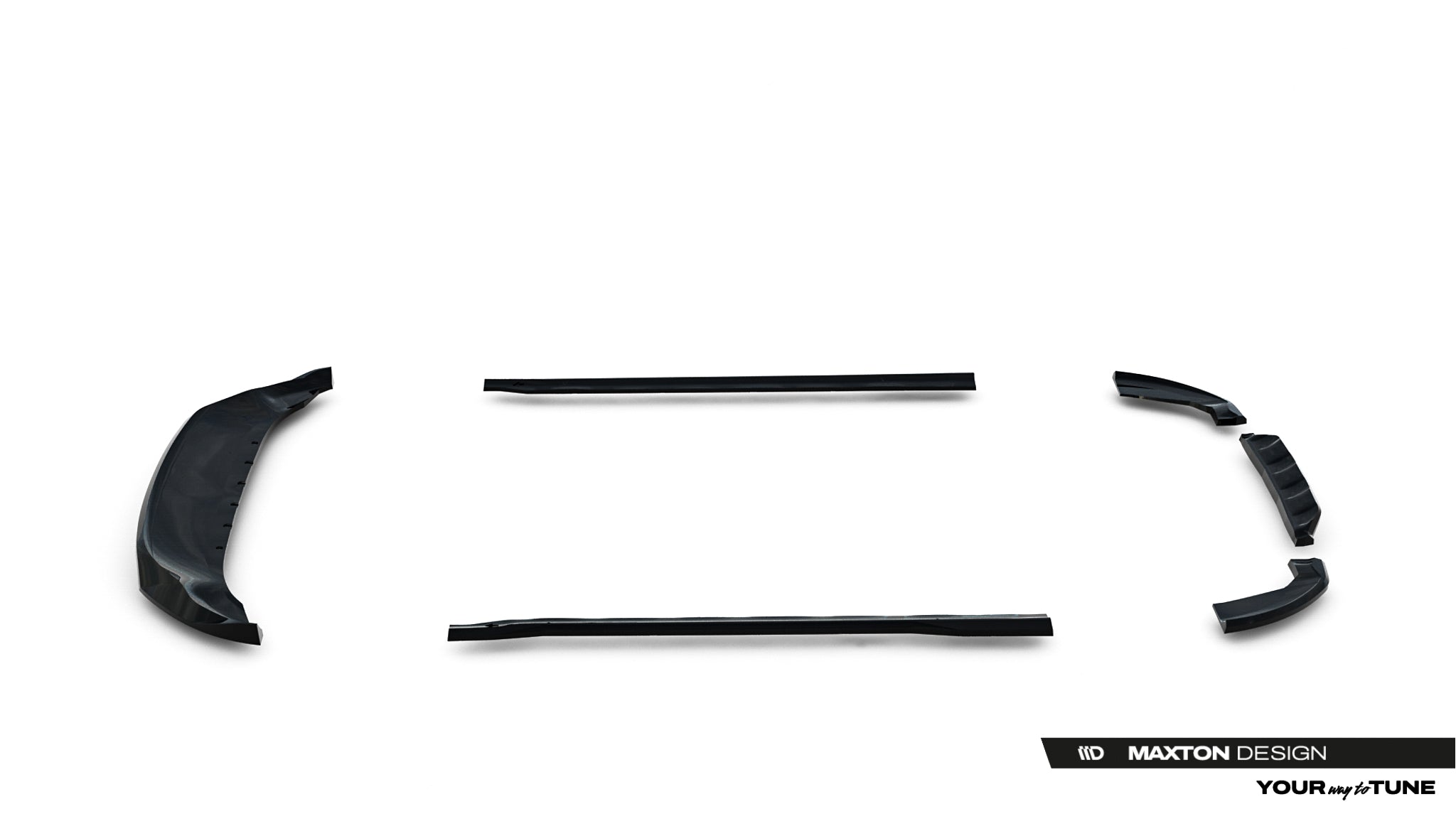 Set of splitters ford kuga st-line mk2 facelift