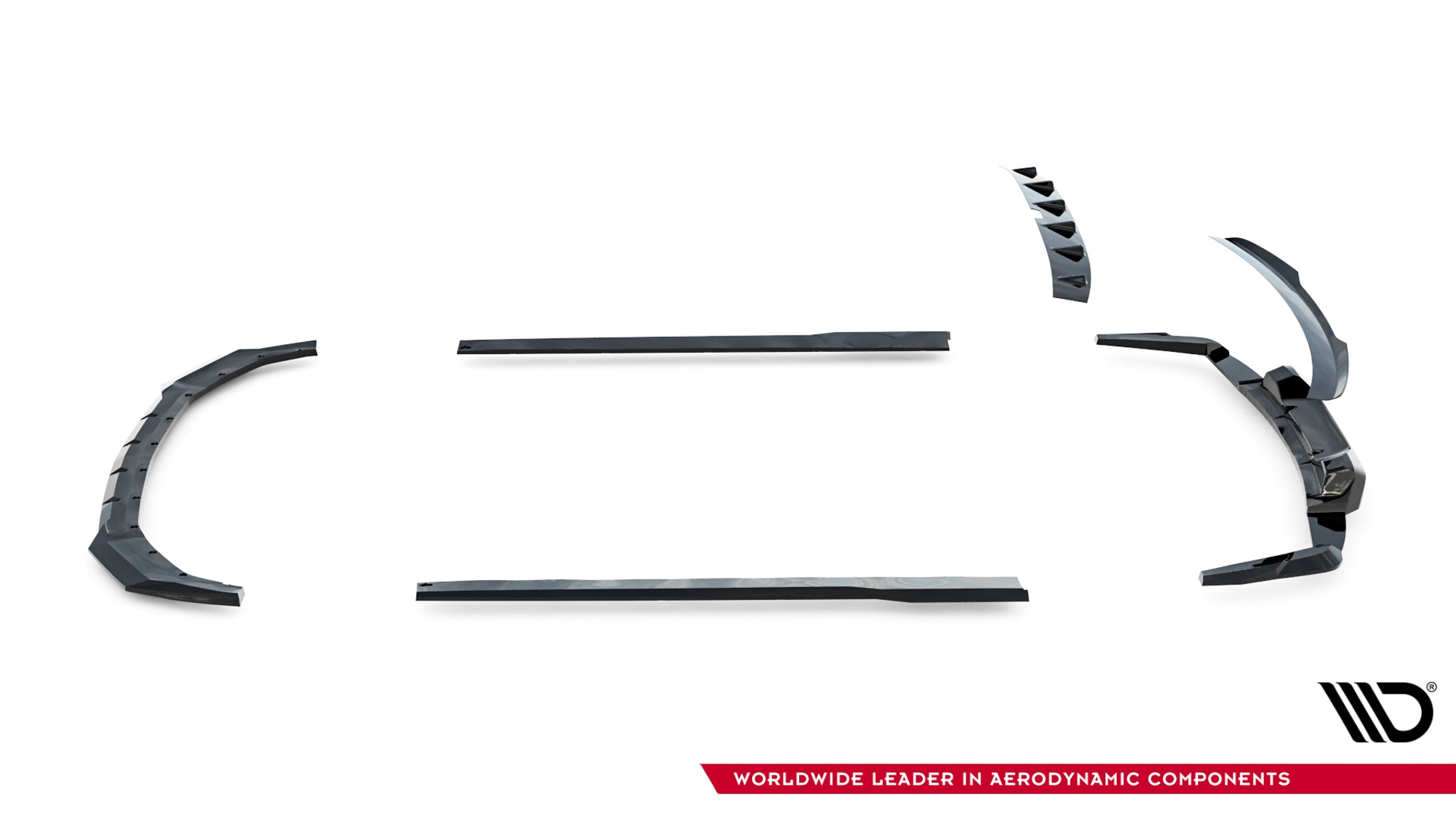 Set of splitters ford mustang dark horse mk7