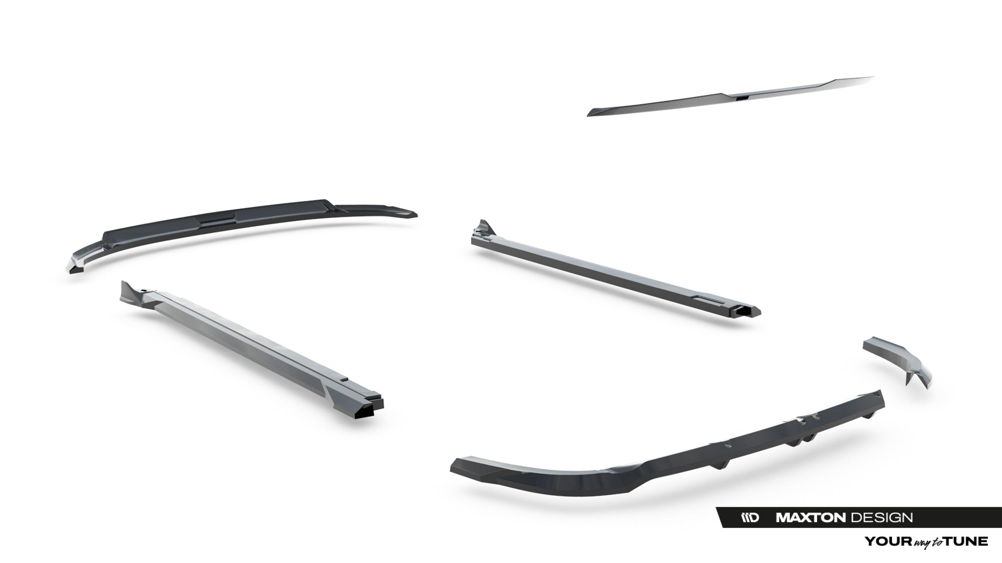 Set of splitters hyundai tucson n-line mk4 facelift