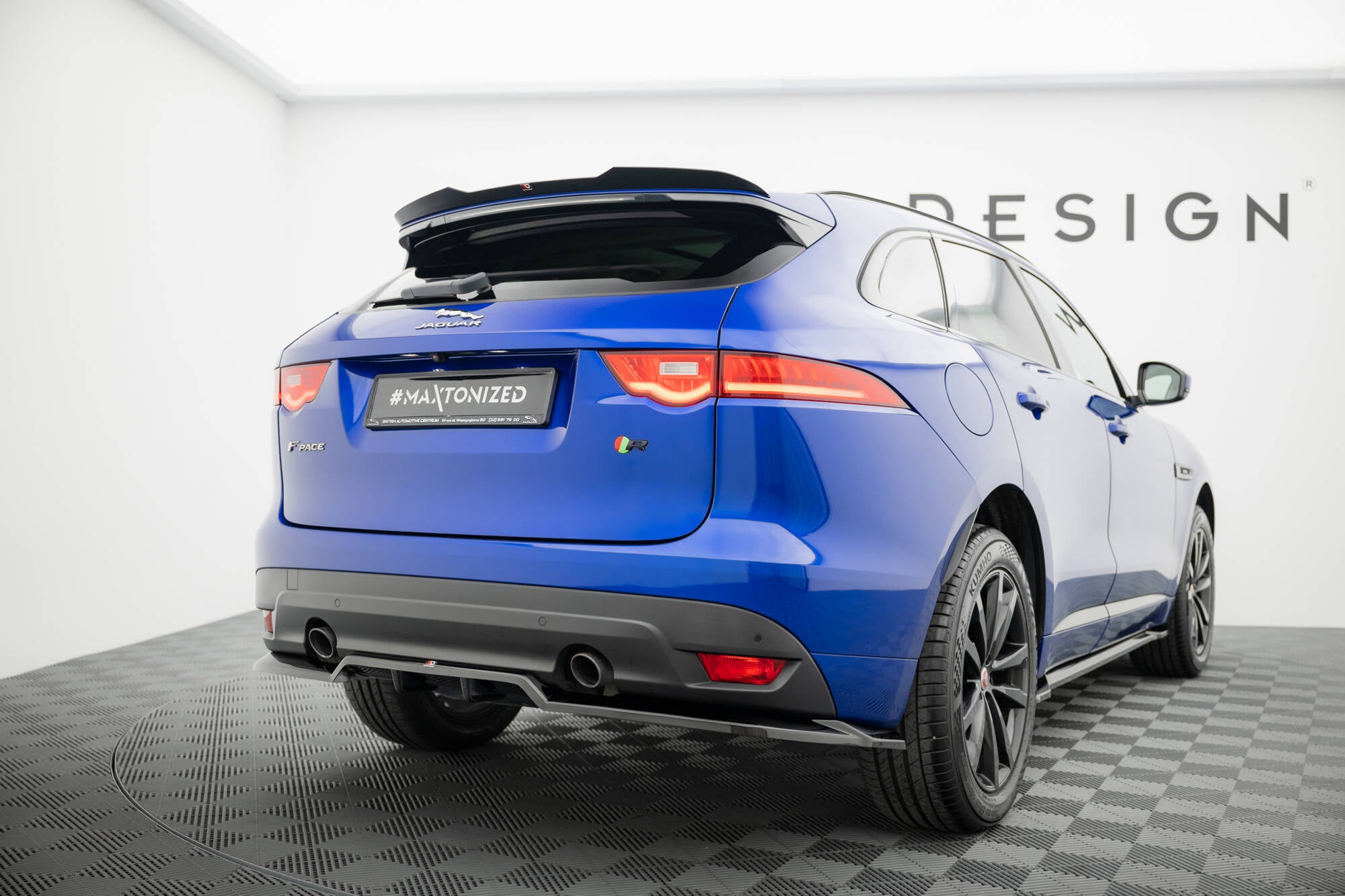 Set of splitters jaguar f-pace r-sport mk1