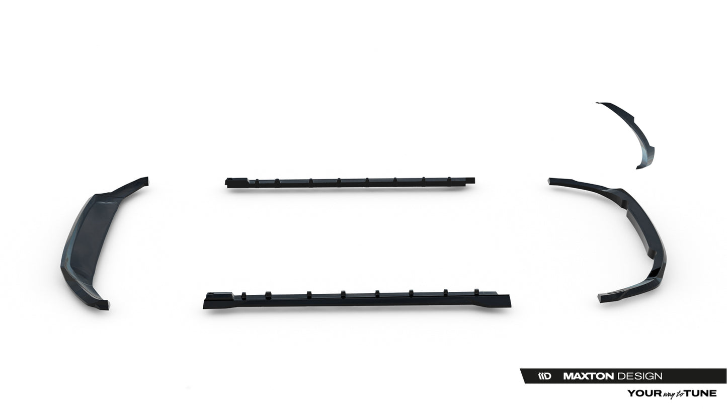 Set of splitters jaguar f-pace r-sport mk1 facelift