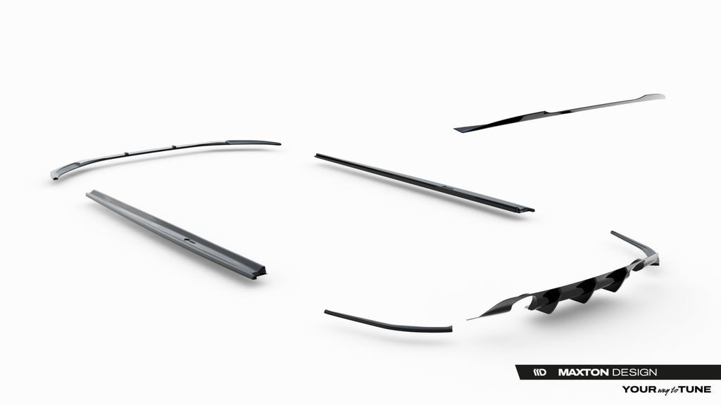 Set of splitters jaguar xe r-dynamic x760 facelift