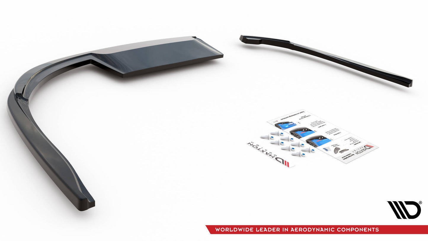 Set of splitters jaguar xf r-sport mk2